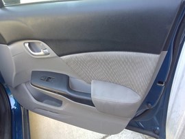 2014 HONDA CIVIC, BLUE, LX MODEL, 1.8L, AT.   A26288